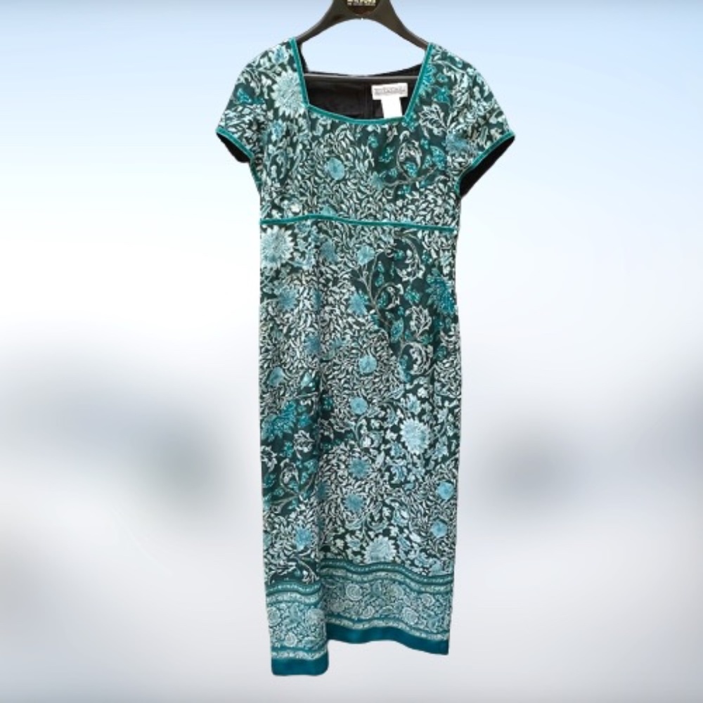 Jessica Howard Floral Empire Style Maxi Sz 10